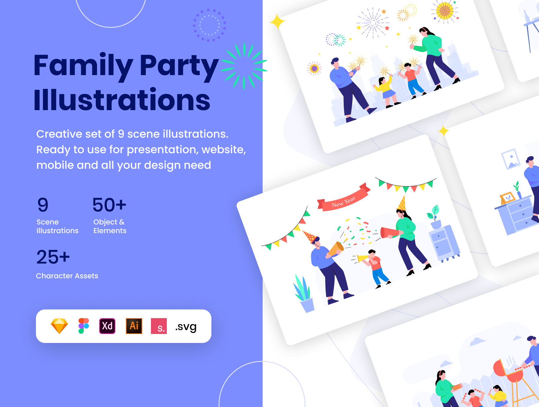 Family Party Illustrations KIT 1.png